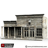 Tabletop Terrain Building General Store - Wild West Building