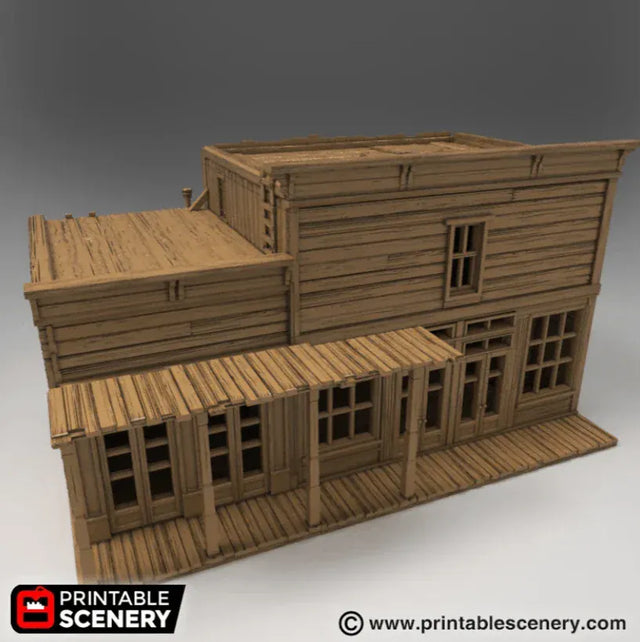 Tabletop Terrain Building General Store - Wild West Building