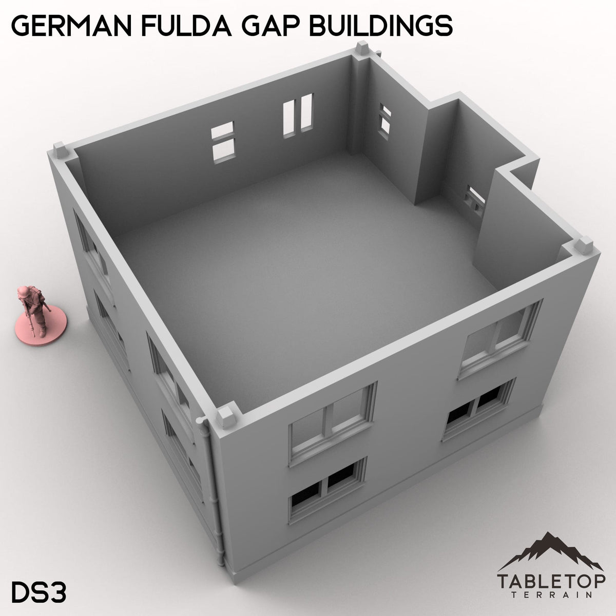Tabletop Terrain Building German Fulda Gap Buildings