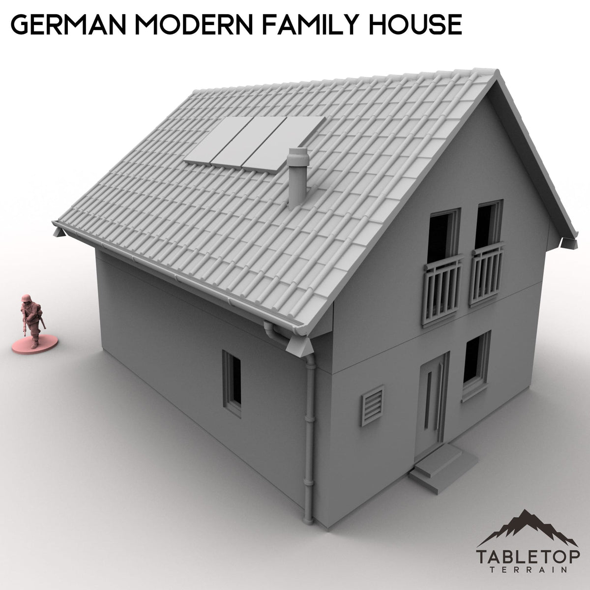 Tabletop Terrain Building German Modern Family House