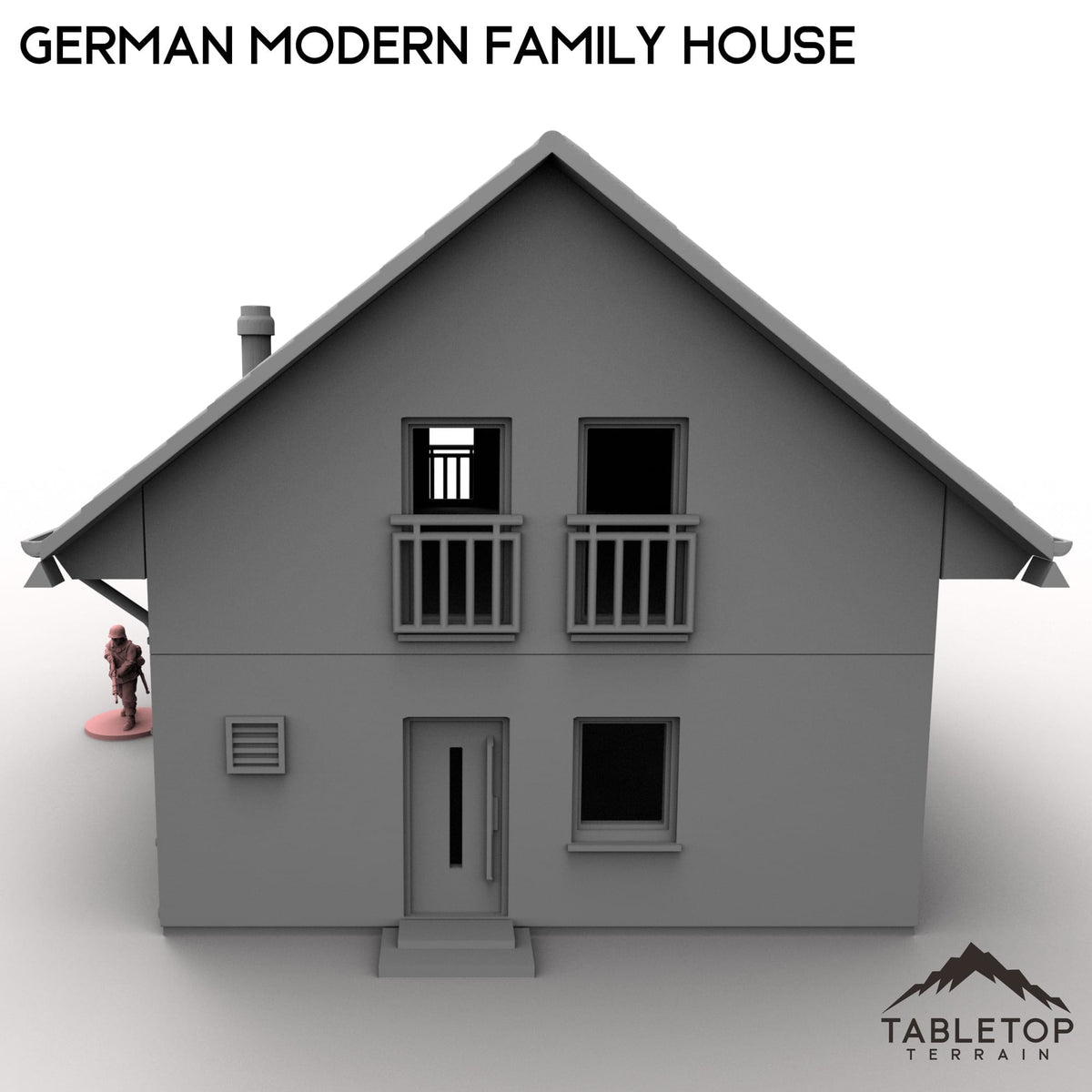 Tabletop Terrain Building German Modern Family House