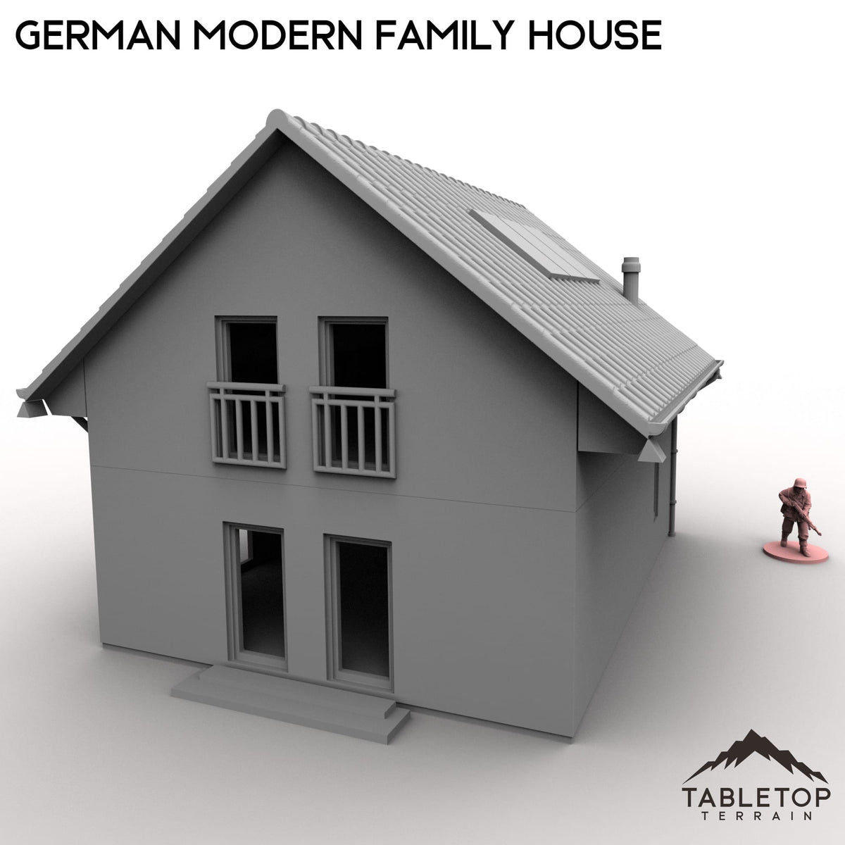 Tabletop Terrain Building German Modern Family House