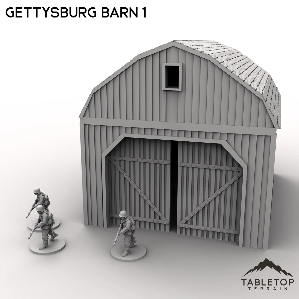 Tabletop Terrain Building Gettysburg Barn 1