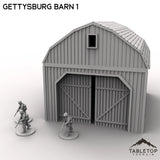 Tabletop Terrain Building Gettysburg Barn 1