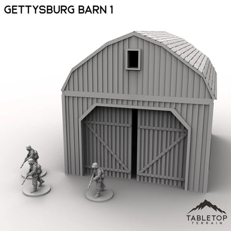 Tabletop Terrain Building Gettysburg Barn 1