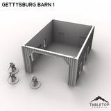 Tabletop Terrain Building Gettysburg Barn 1
