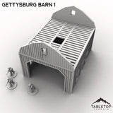 Tabletop Terrain Building Gettysburg Barn 1