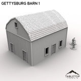 Tabletop Terrain Building Gettysburg Barn 1