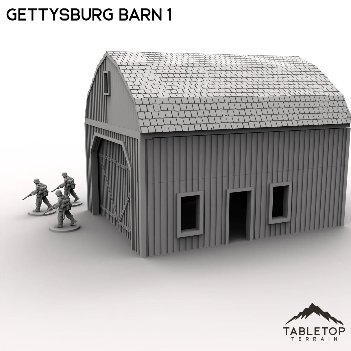 Tabletop Terrain Building Gettysburg Barn 1