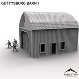 Tabletop Terrain Building Gettysburg Barn 1