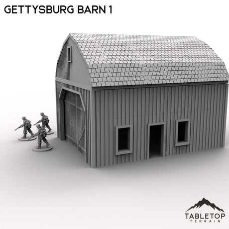 Tabletop Terrain Building Gettysburg Barn 1