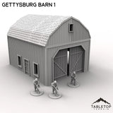 Tabletop Terrain Building Gettysburg Barn 1