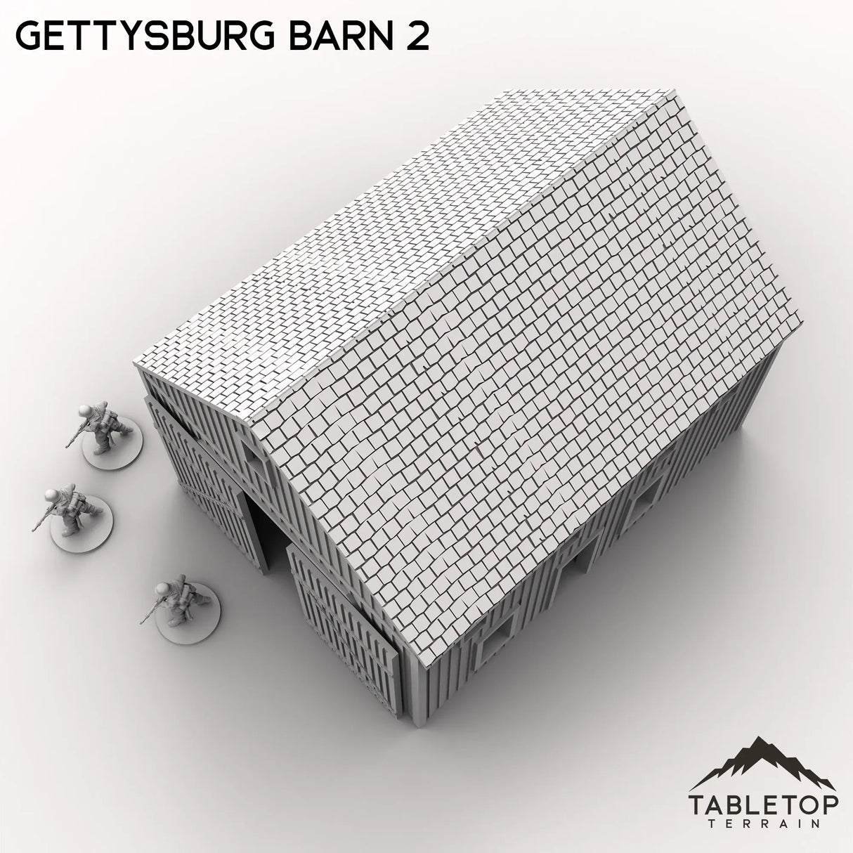 Tabletop Terrain Building Gettysburg Barn 2