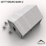 Tabletop Terrain Building Gettysburg Barn 2