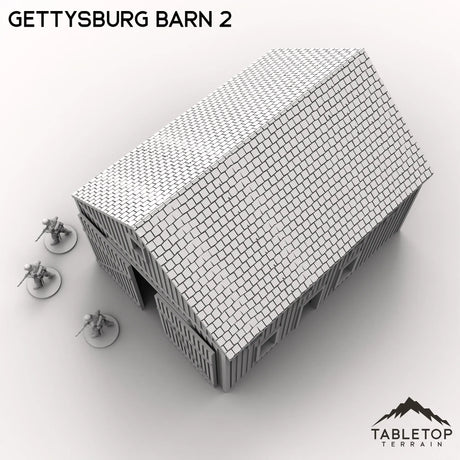 Tabletop Terrain Building Gettysburg Barn 2