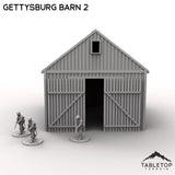 Tabletop Terrain Building Gettysburg Barn 2