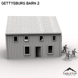 Tabletop Terrain Building Gettysburg Barn 2