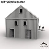 Tabletop Terrain Building Gettysburg Barn 2
