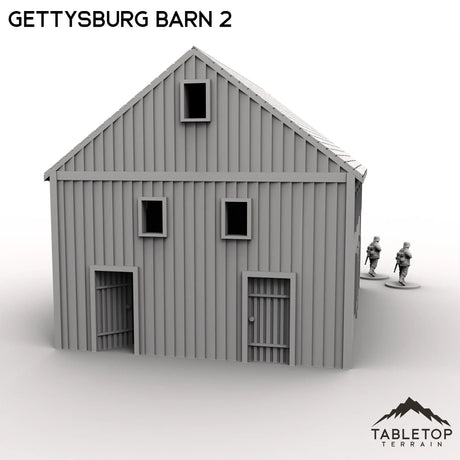 Tabletop Terrain Building Gettysburg Barn 2