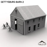 Tabletop Terrain Building Gettysburg Barn 2