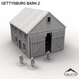 Tabletop Terrain Building Gettysburg Barn 2