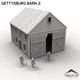 Tabletop Terrain Building Gettysburg Barn 2