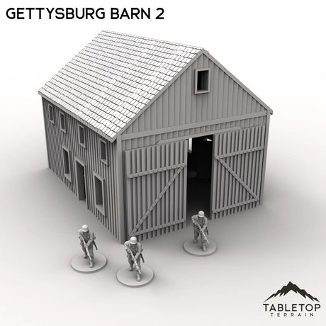Tabletop Terrain Building Gettysburg Barn 2
