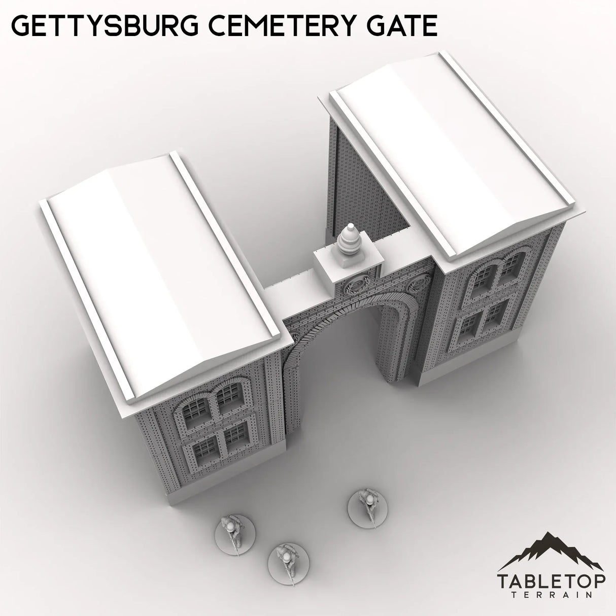 Tabletop Terrain Building Gettysburg Cemetery Gate
