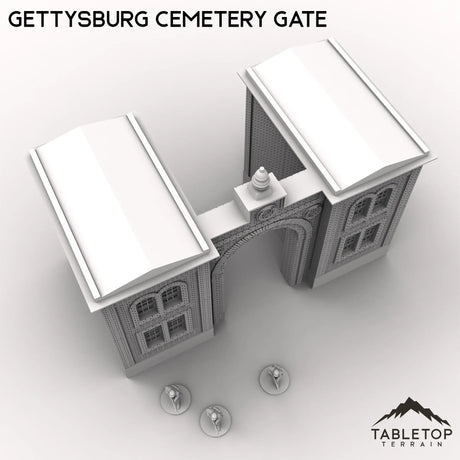 Tabletop Terrain Building Gettysburg Cemetery Gate