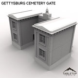 Tabletop Terrain Building Gettysburg Cemetery Gate
