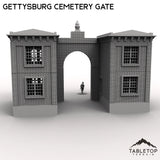 Tabletop Terrain Building Gettysburg Cemetery Gate