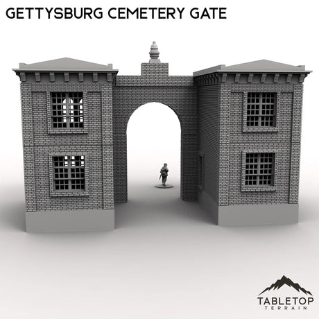 Tabletop Terrain Building Gettysburg Cemetery Gate