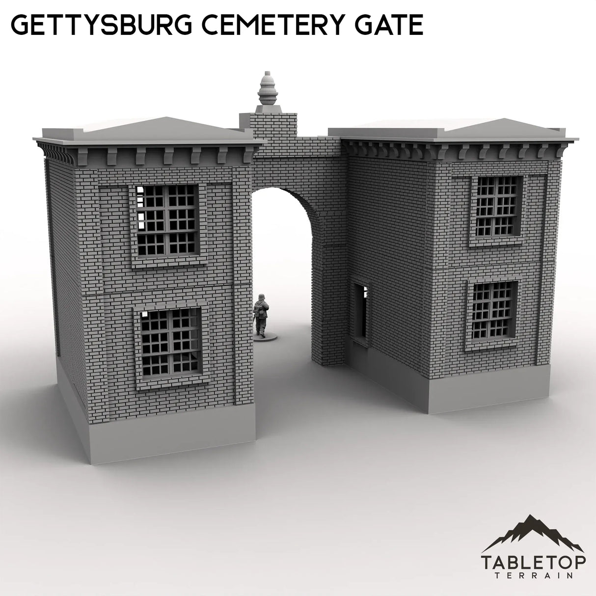 Tabletop Terrain Building Gettysburg Cemetery Gate