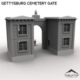 Tabletop Terrain Building Gettysburg Cemetery Gate