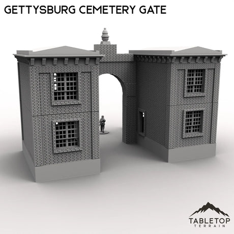 Tabletop Terrain Building Gettysburg Cemetery Gate