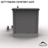 Tabletop Terrain Building Gettysburg Cemetery Gate