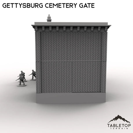 Tabletop Terrain Building Gettysburg Cemetery Gate