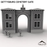 Tabletop Terrain Building Gettysburg Cemetery Gate