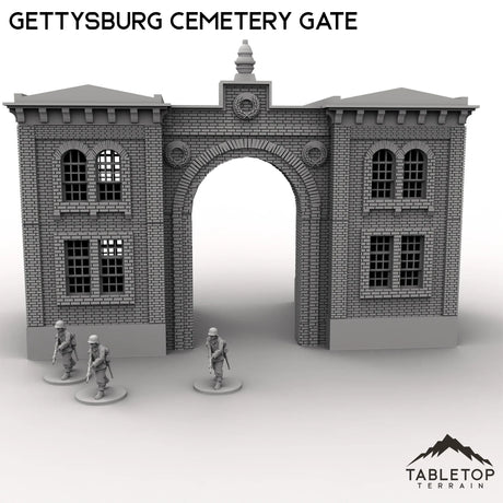 Tabletop Terrain Building Gettysburg Cemetery Gate
