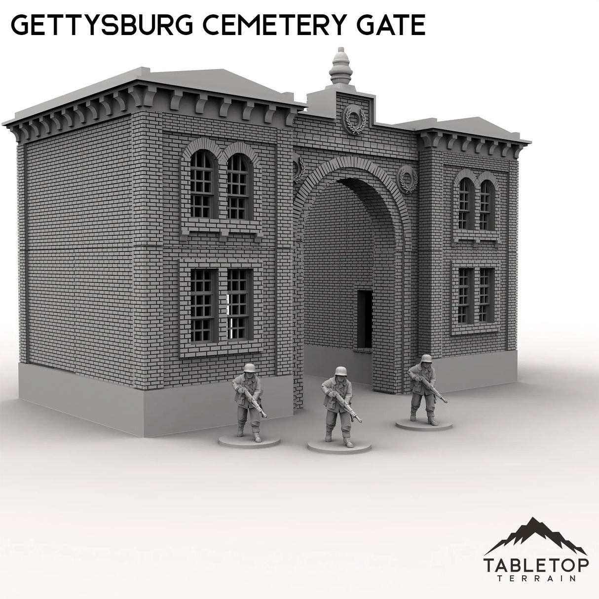 Tabletop Terrain Building Gettysburg Cemetery Gate