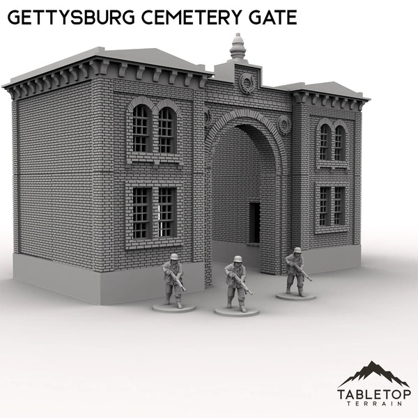 Tabletop Terrain Building Gettysburg Cemetery Gate