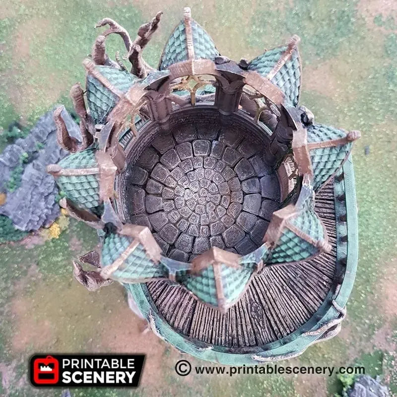 Tabletop Terrain Building Gloomwood Eyrie - Elven Building