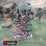 Tabletop Terrain Building Gloomwood Eyrie - Elven Building