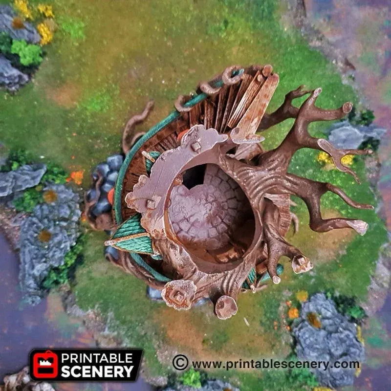 Tabletop Terrain Building Gloomwood Treehouse - Elven Building