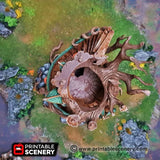 Tabletop Terrain Building Gloomwood Treehouse - Elven Building