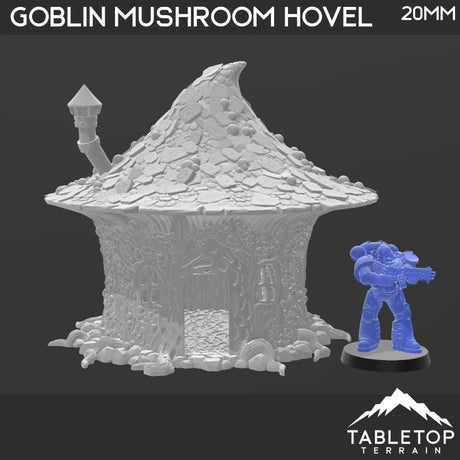 Tabletop Terrain Building Goblin Mushroom Hovel - Fantasy Building