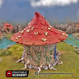 Tabletop Terrain Building Goblin Mushroom Hovel - Fantasy Building