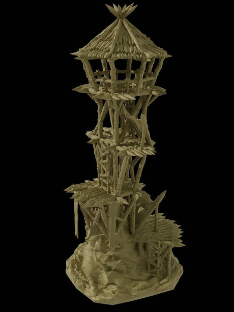 Tabletop Terrain Building Goblin Watchtower