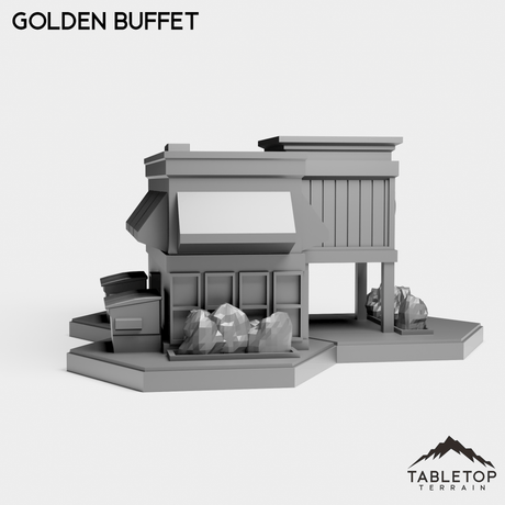 Tabletop Terrain Building Gold Buffet