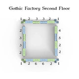Tabletop Terrain Building Gothic Factory - Openlock